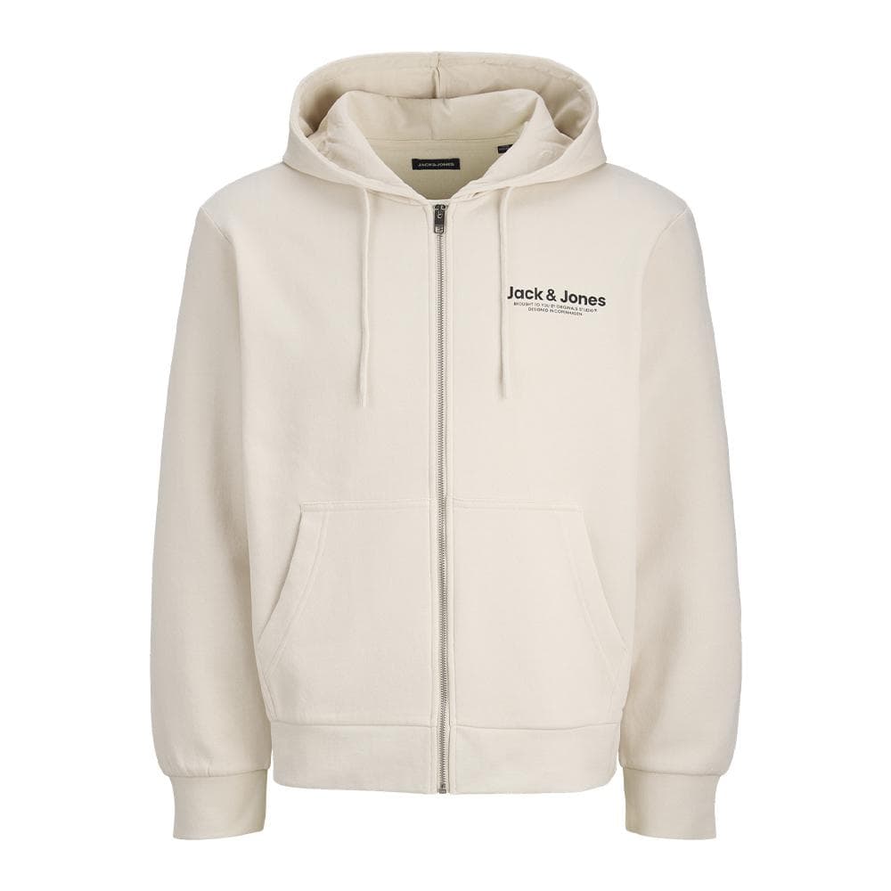 Sweat Zippé Beige Homme Jack & Jones Vesterbro 1