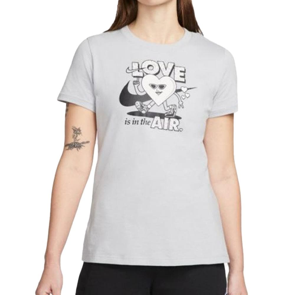 T-shirt Gris Femme Nike Vday 1