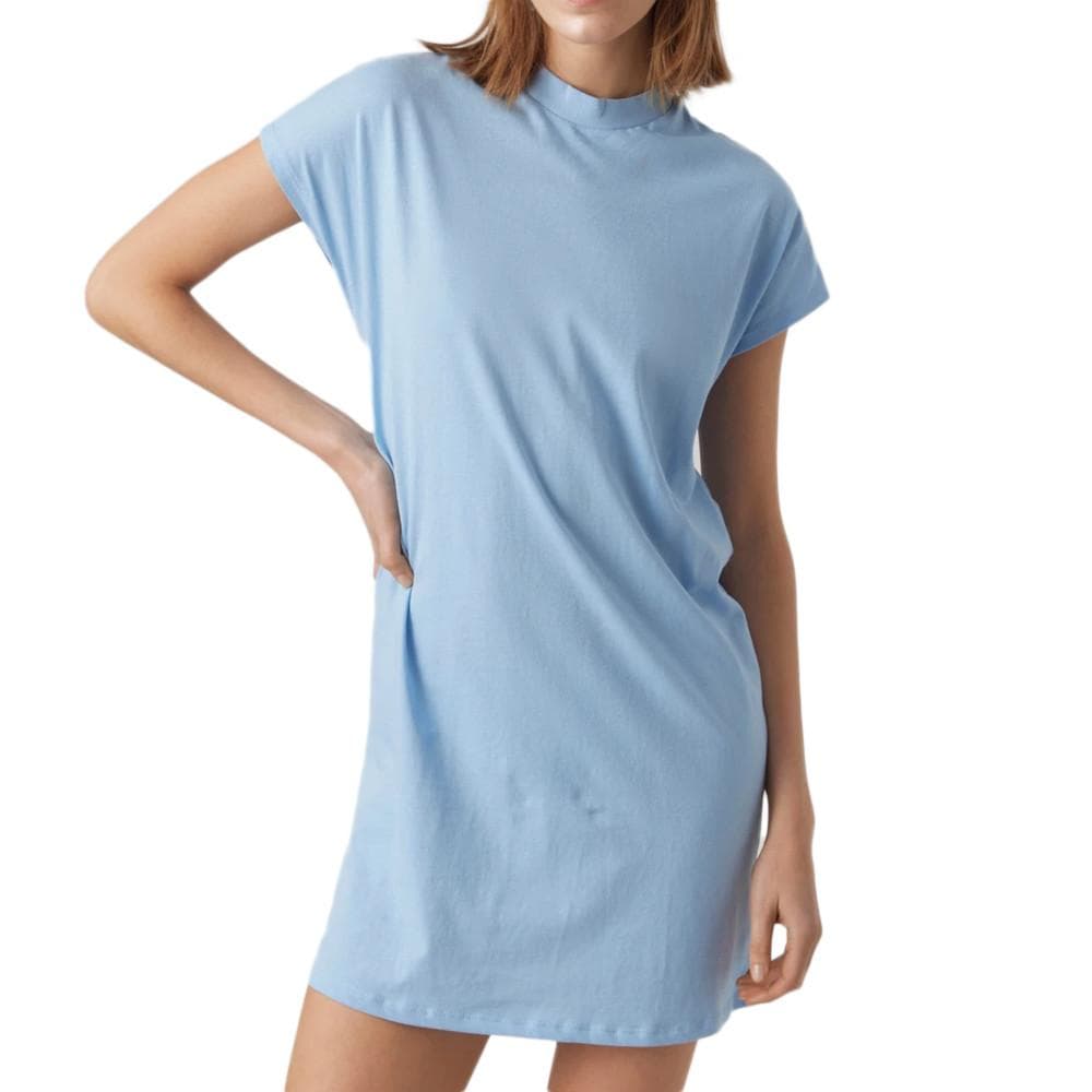 Robe T-Shirt Bleu Femme Vero Moda Turtle 1