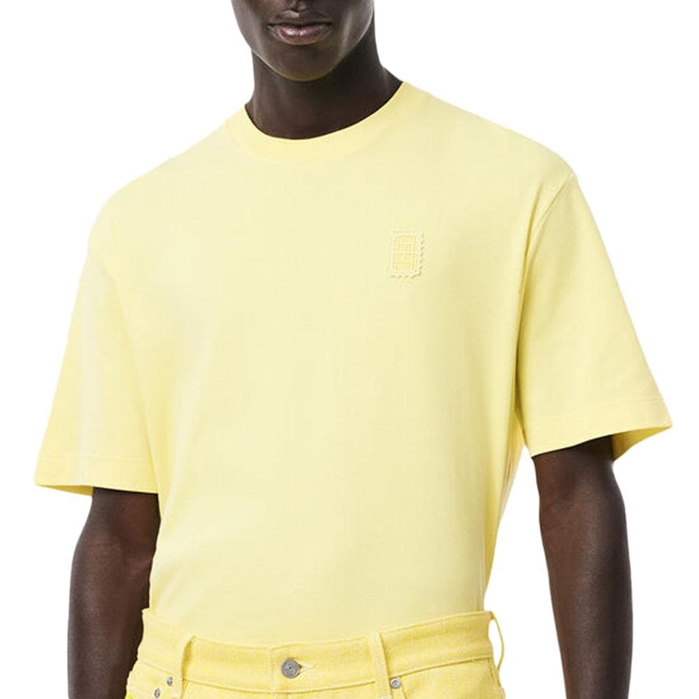 T-shirt Jaune Homme Lacoste Runway 1