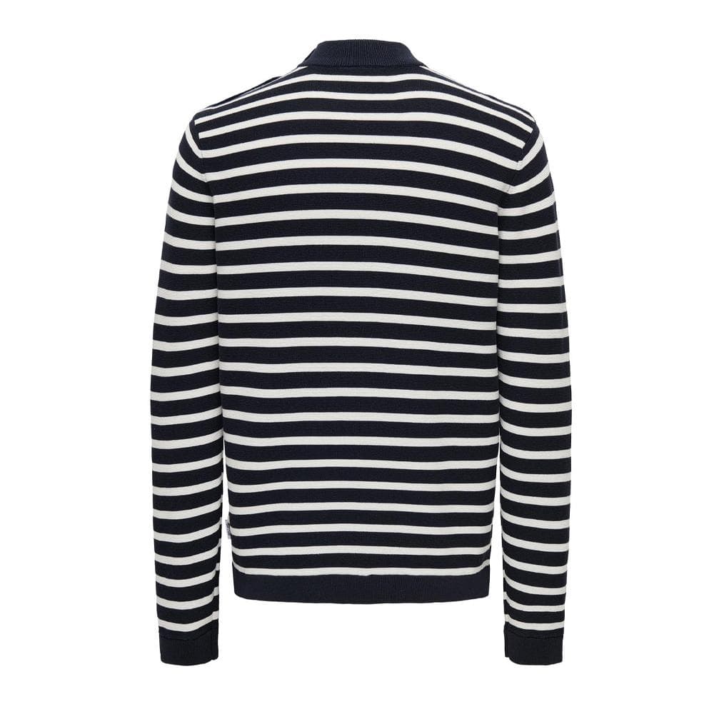 Pull Noir/Blanc Homme Only & Sons Walder 2