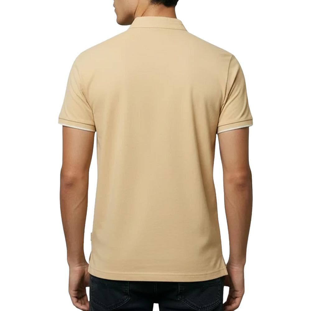 Polo Beige Homme Lee Cooper GLC2047 2