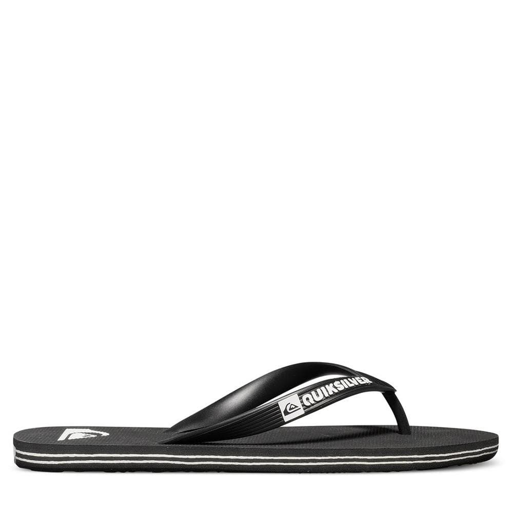 Tongs noir/blanc homme Quiksilver Molokai 7