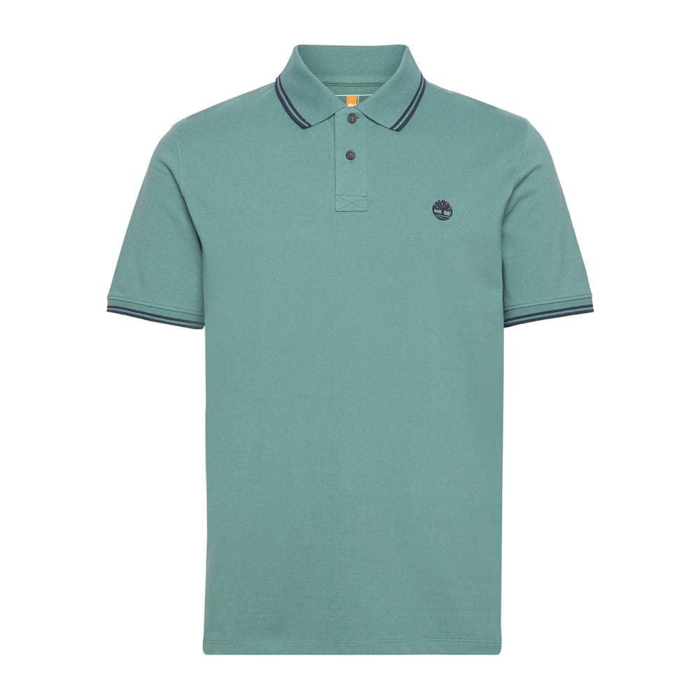 Polo Vert Foncé Homme Timberland Oxford 1