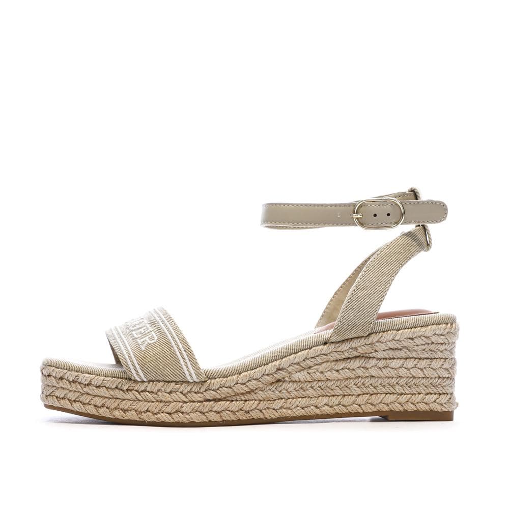 Sandales Beiges Femme Tommy Hilfiger Espad 1