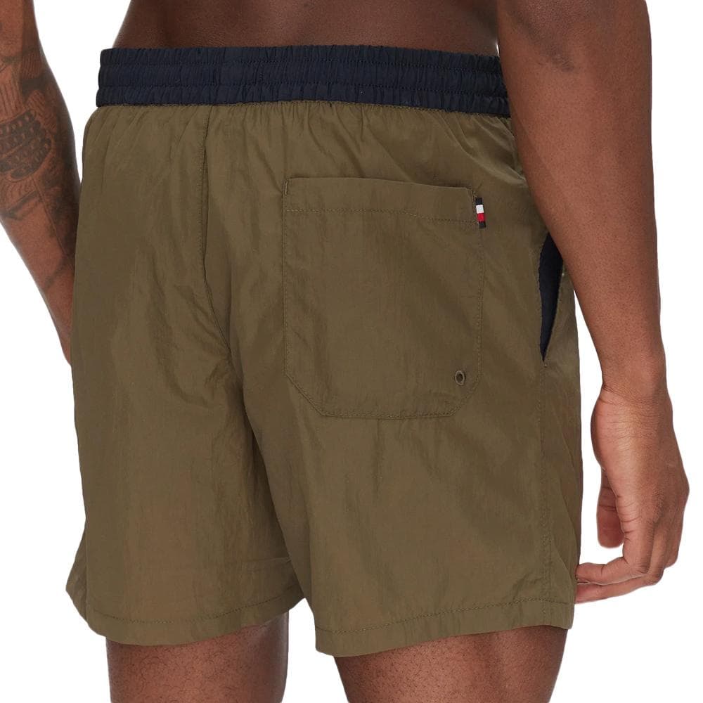 Short de Bain Kaki Homme Tommy Hilfiger Drawstring 2
