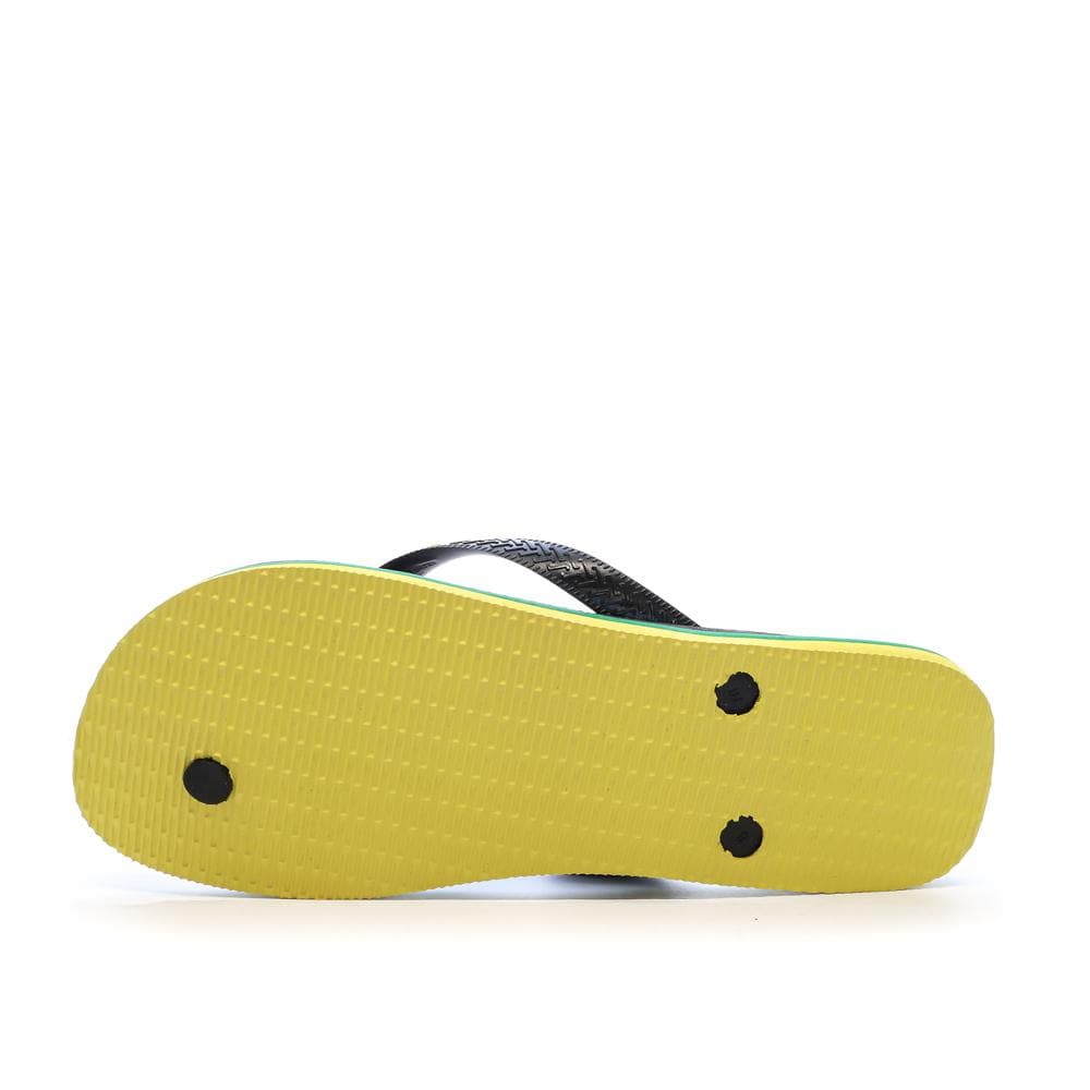 Tongs Noir/Jaune Homme Havaianas Brasil Layers 2