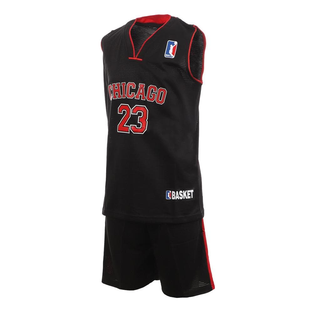 Chicago Bulls Ensemble de basket Noir Enfant Sport Zone 1
