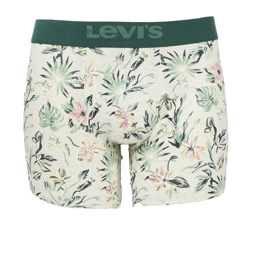 2x Boxers Gris/Vert Homme Levi's Flower 3