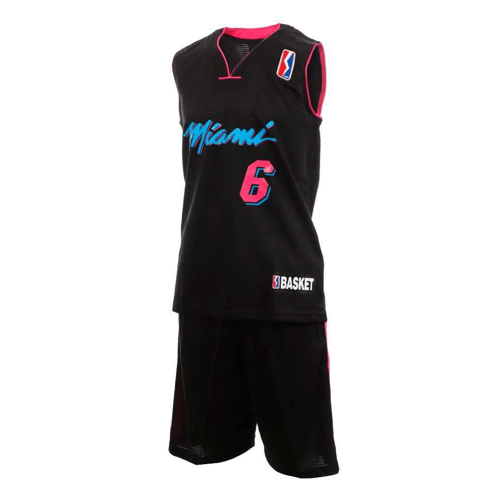 Miami Heat Ensemble de basketball Noir Enfant Sport Zone 1