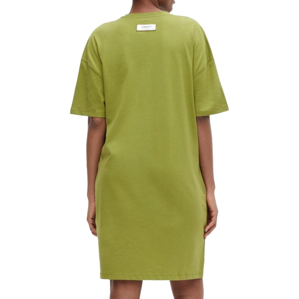 Robe de Grossesse Verte Femme Vero Moda Marternity Monella 2