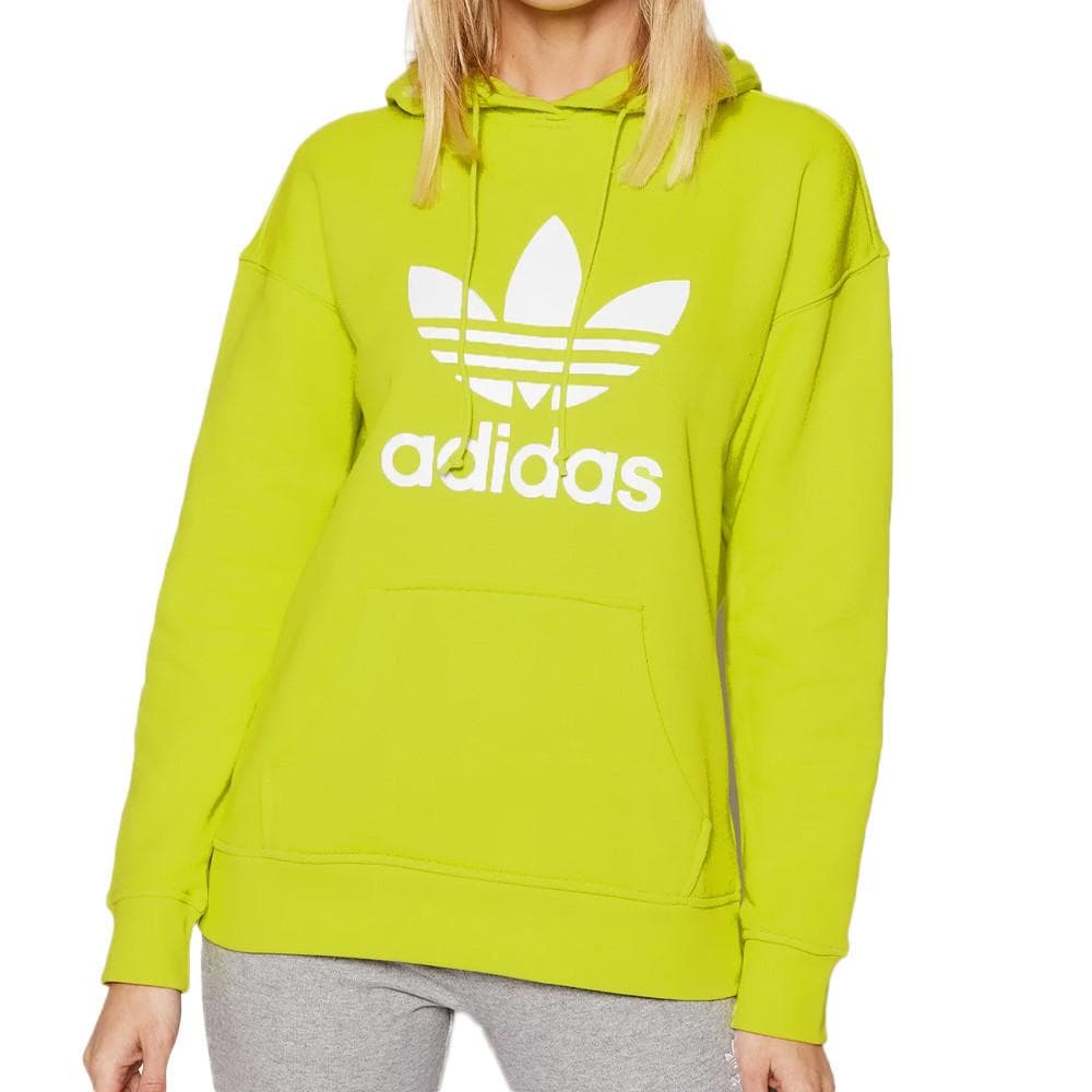 Sweat à Capuche Vert Femme Adidas Hoodie 1