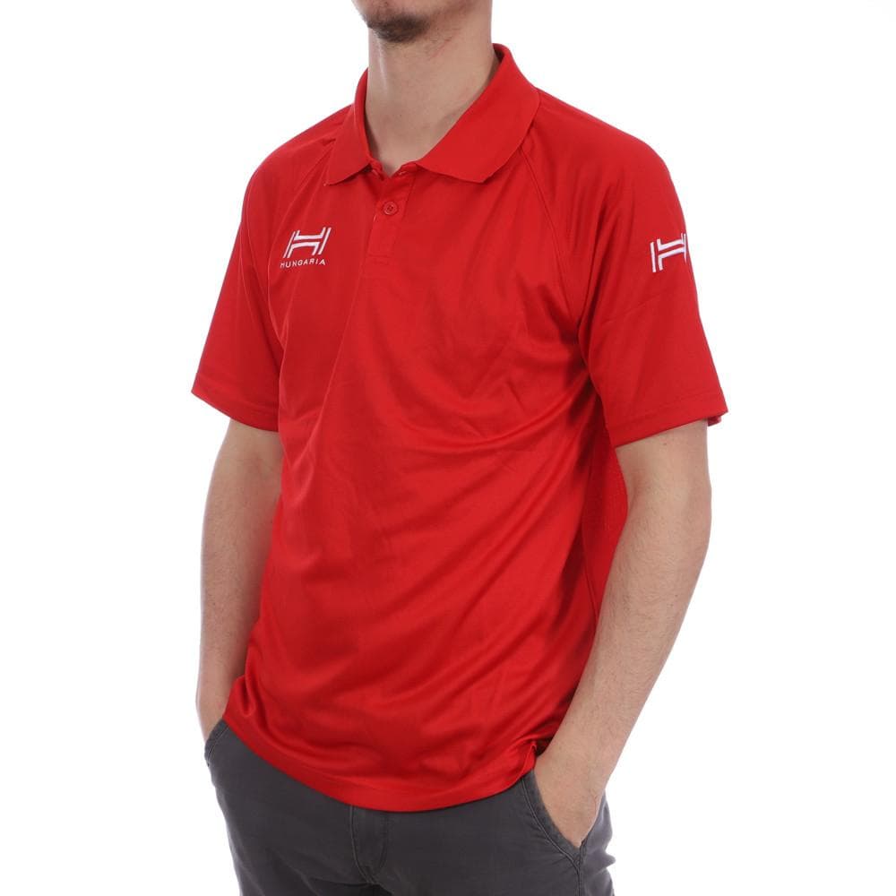Polo Rouge Homme Hungaria Training Premium 1