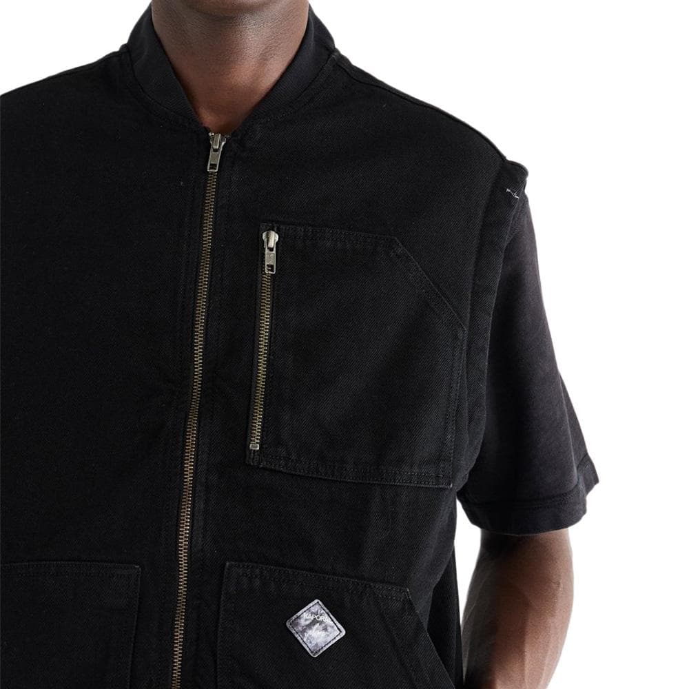 Veste Sans Manches Noire Homme Kaporal Rixe 3