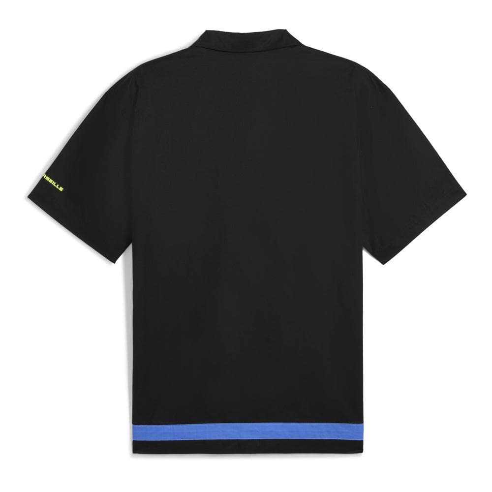 OM Chemise Noire Homme Puma Faster Woven Shirt 2