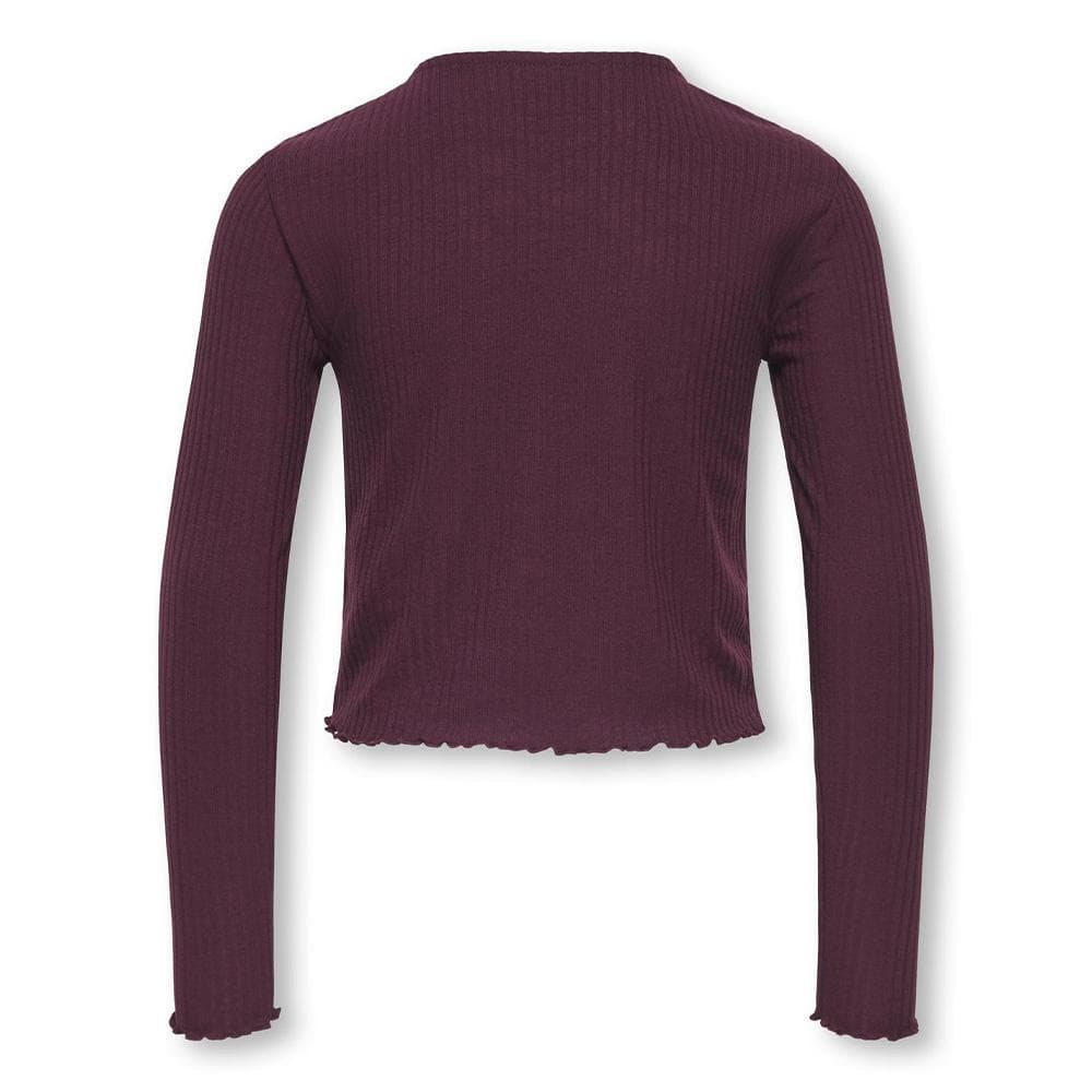 T-Shirt Manches Longues Prune Fille Kids ONLY Kognella 3
