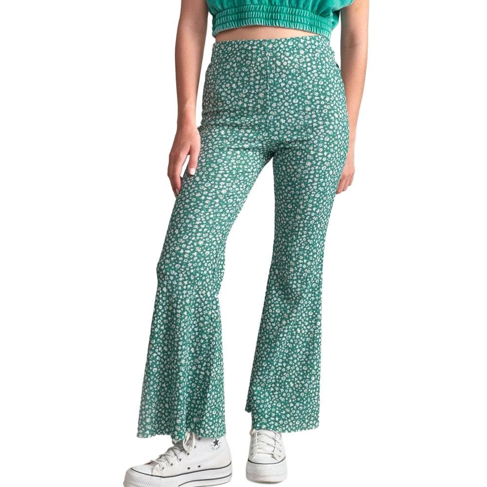 Pantalon fluide Vert Fille Le Temps Des Cerises Jaya 1