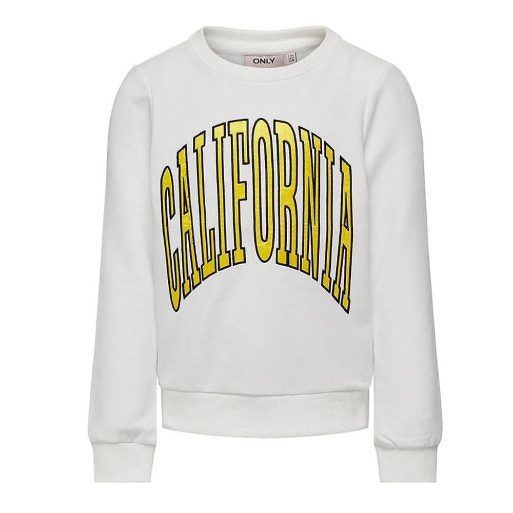 Sweat Blanc Fille Kids ONLY Kogbrie 1