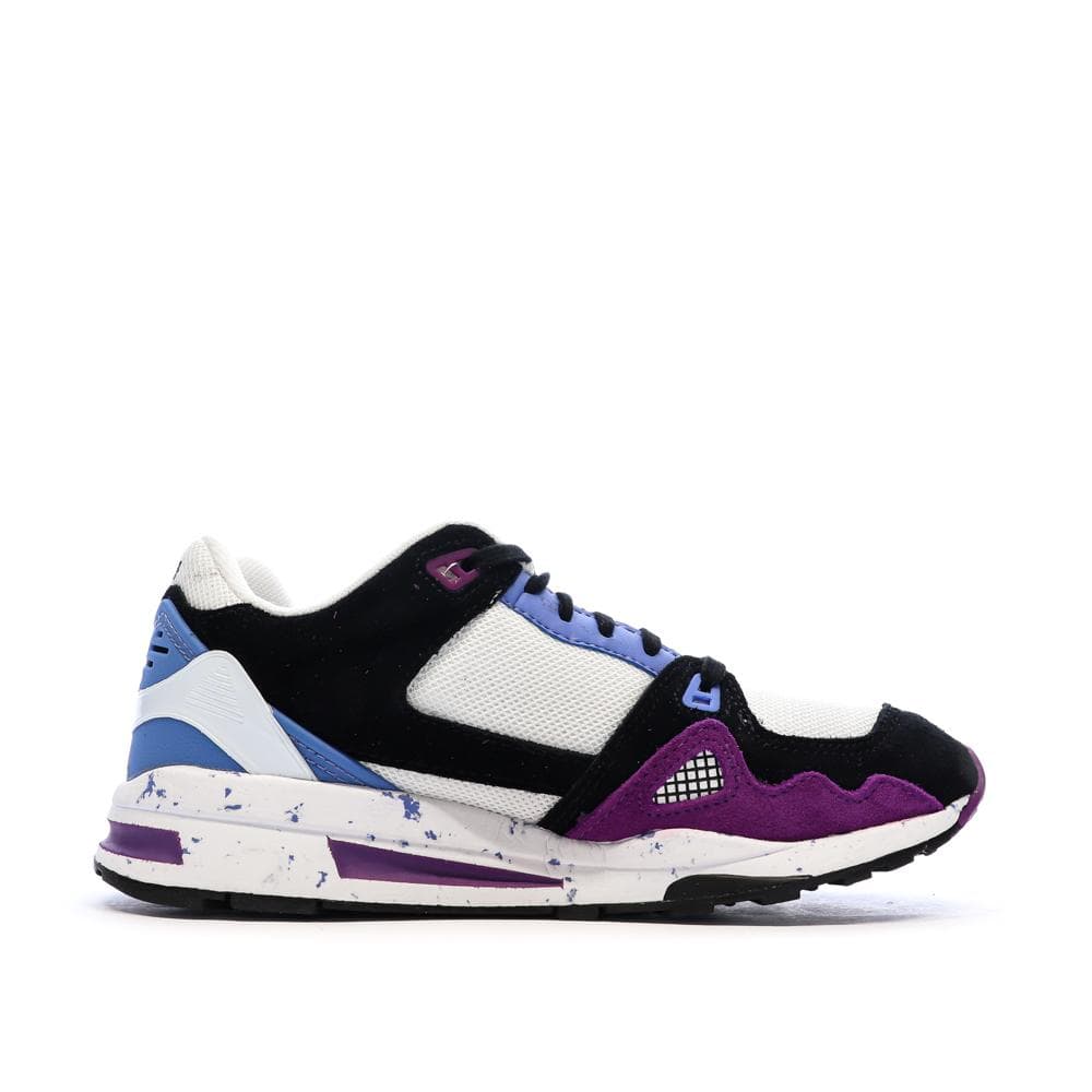 Baskets Noires/Blanches/Bleu Femme Le Coq Sportif R1100 Nineties 2