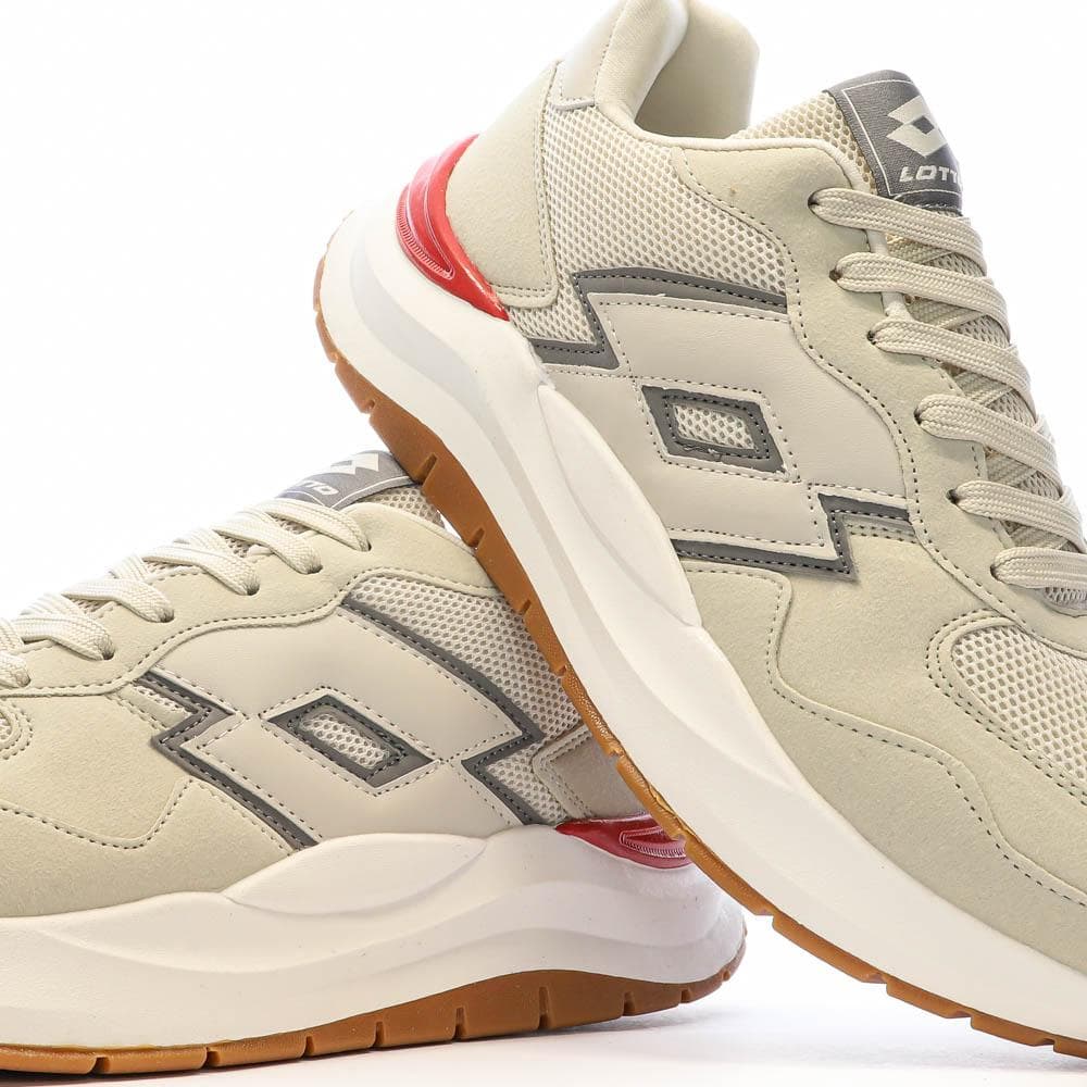 Baskets Beige/Blanche Homme Lotto Twenty6 7
