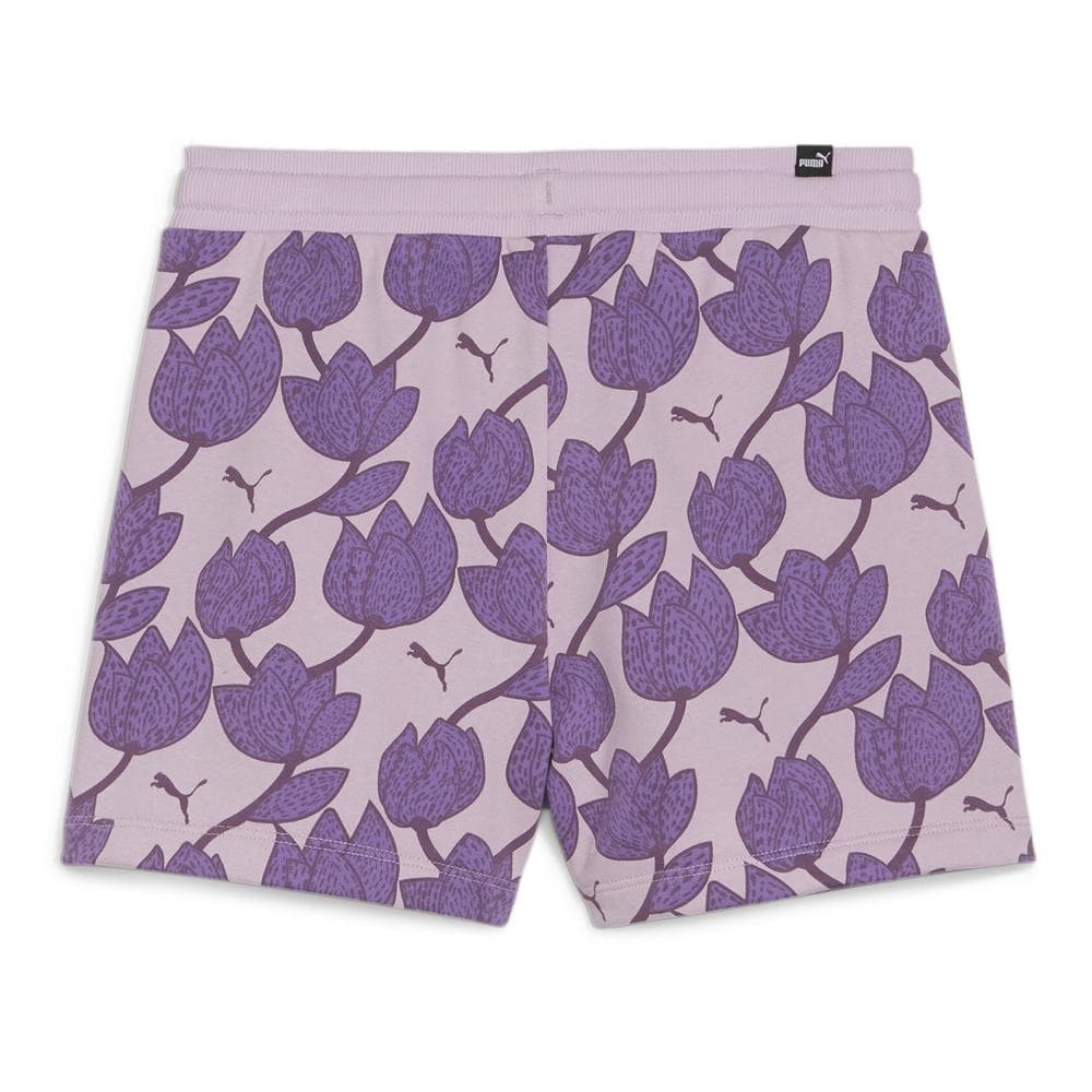 Short Mauve Fille Puma Blossom 2