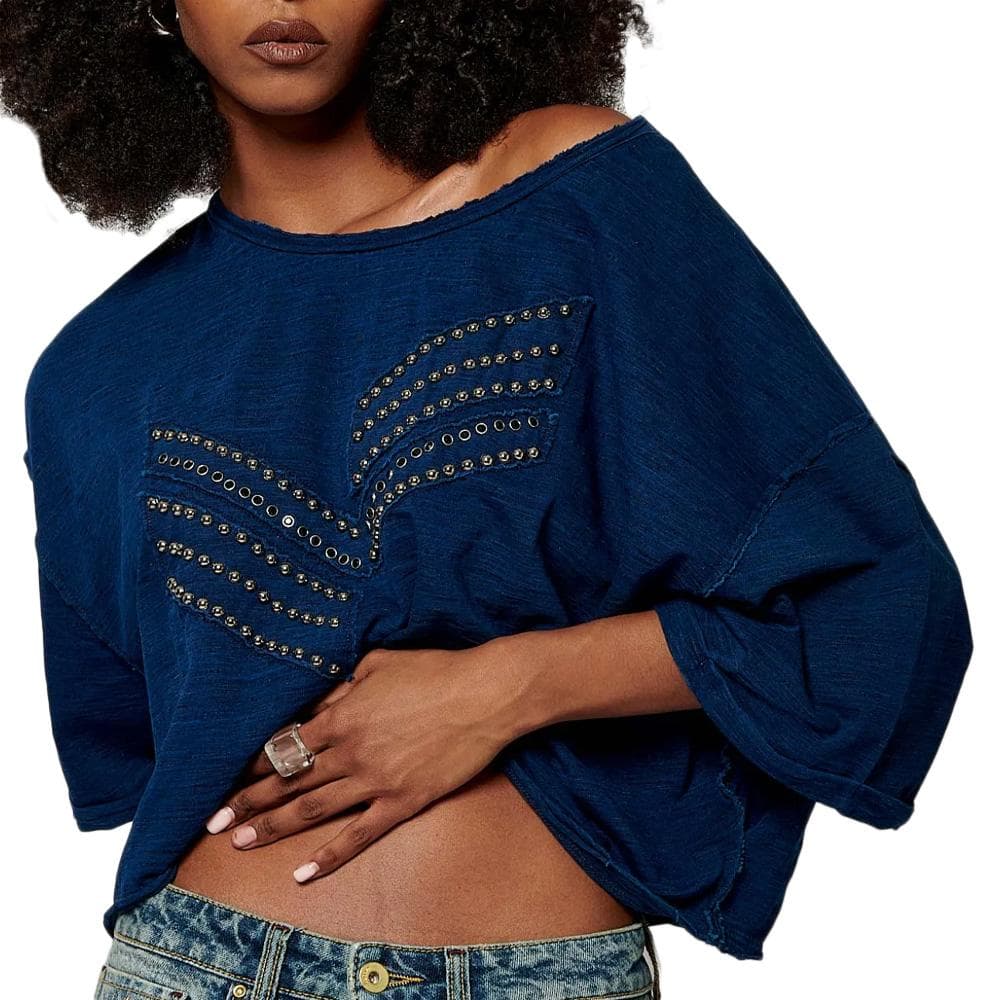 T-Shirt Bleu Femme Kaporal STEAL 1