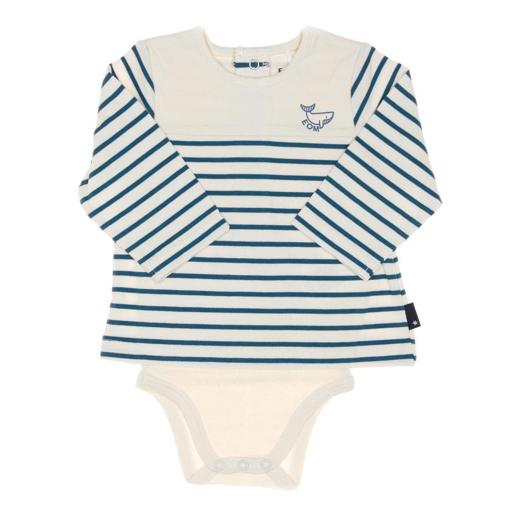 Body t-shirt Turquoise/Beige Garçon EOM Vabody 1