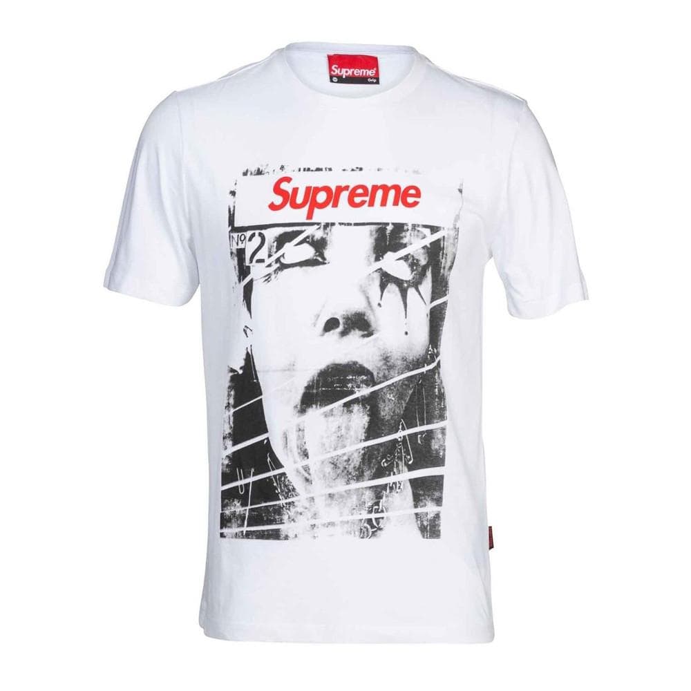 T-shirt Blanc Homme Supreme Grip Magazine 1