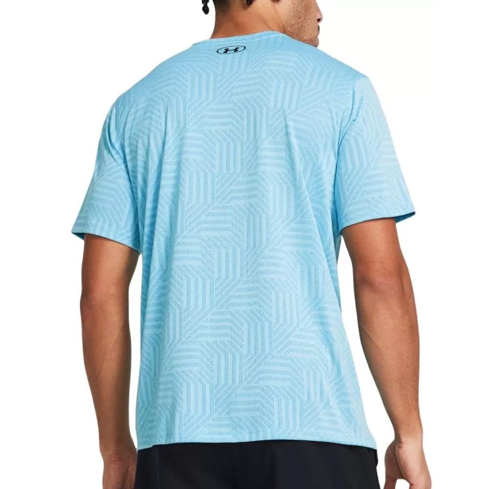 Maillot de Sport Bleu Homme Under Armour Ua Tech Geotessa 2