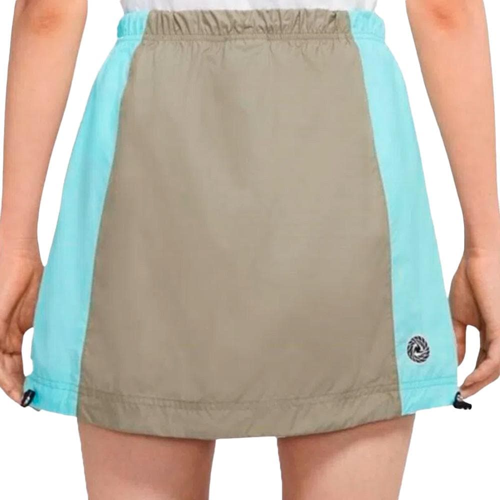Jupe Taupe/Bleu Femme Nike Skirt 2