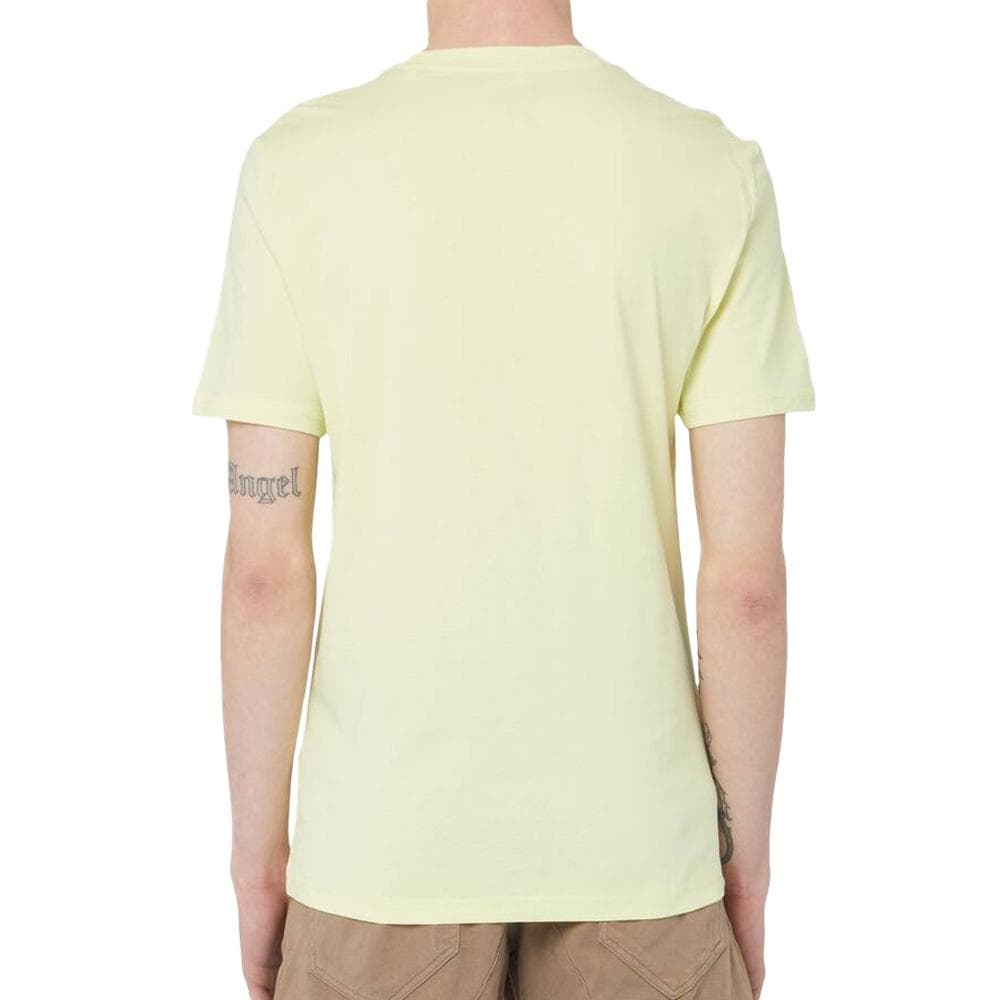 T-shirt Jaune Clair Homme Guess Aidy 2