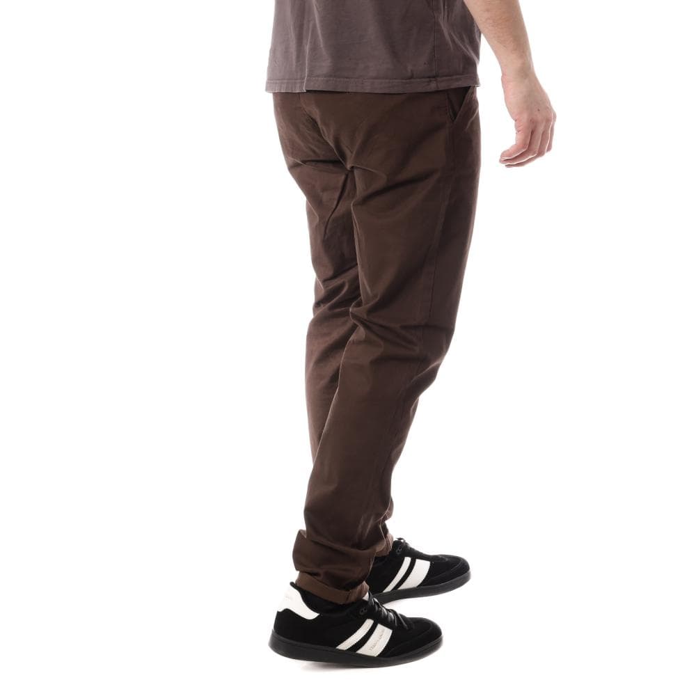 Chino Marron Foncé Homme Paname Brothers Costa 4LT 2