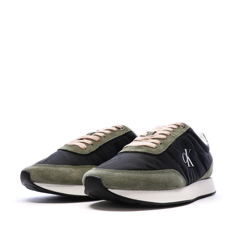 Baskets Noir/Vert Femme Calvin Klein Jeans Retro 6