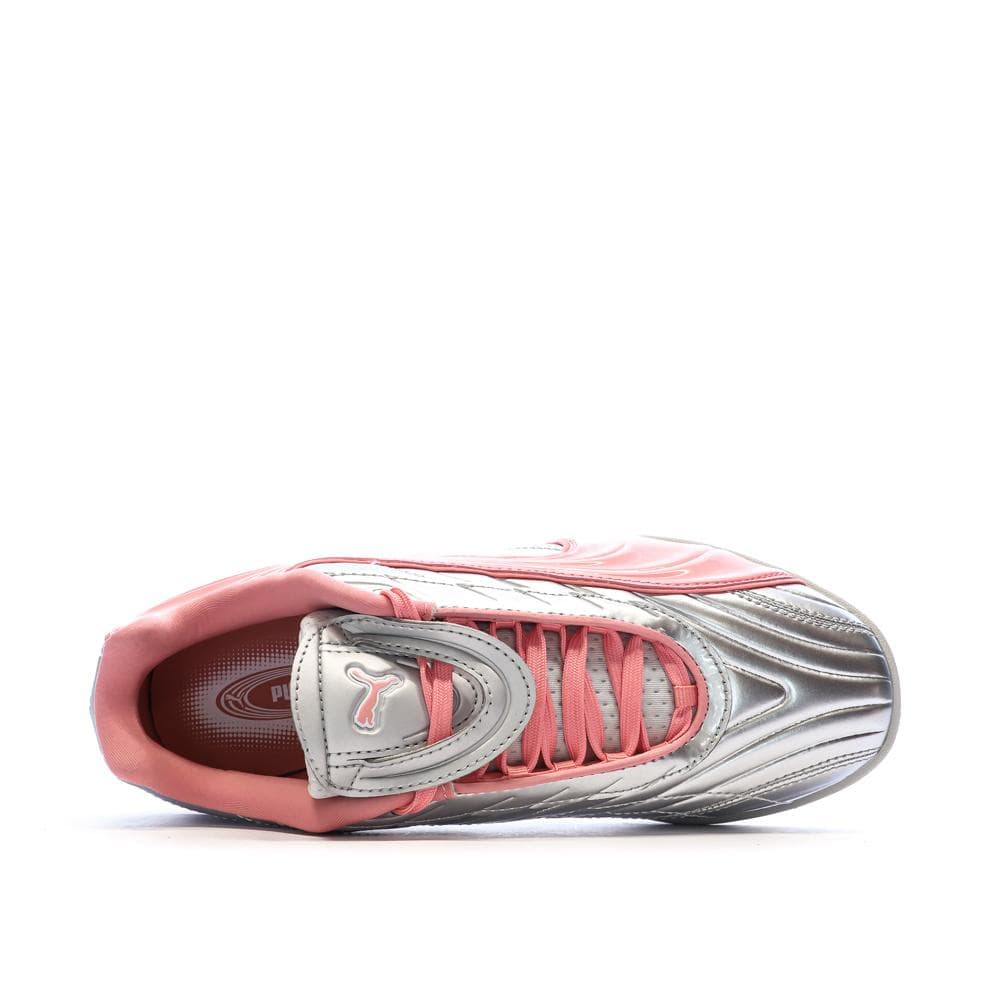 Baskets Argent/Rose Fille Puma V-s2 Goalgetter 4