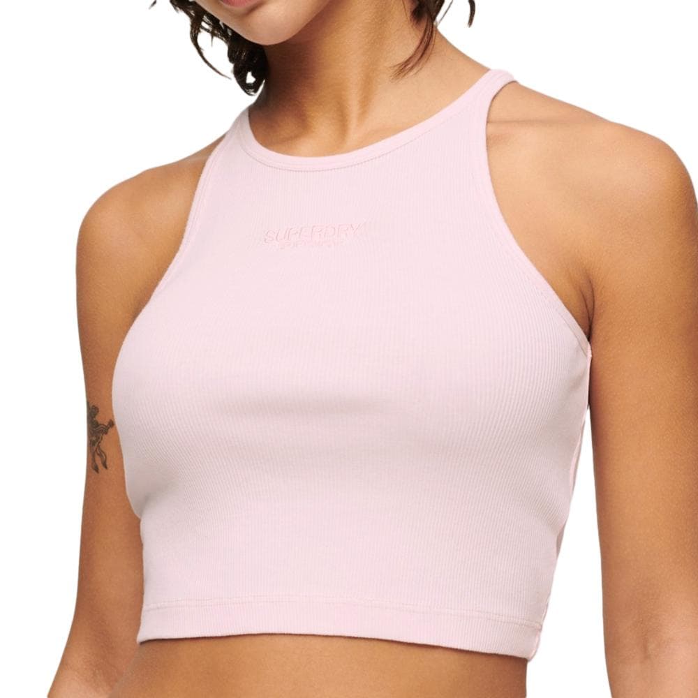 Top Rose Femme Superdry Embroidered Racer 1