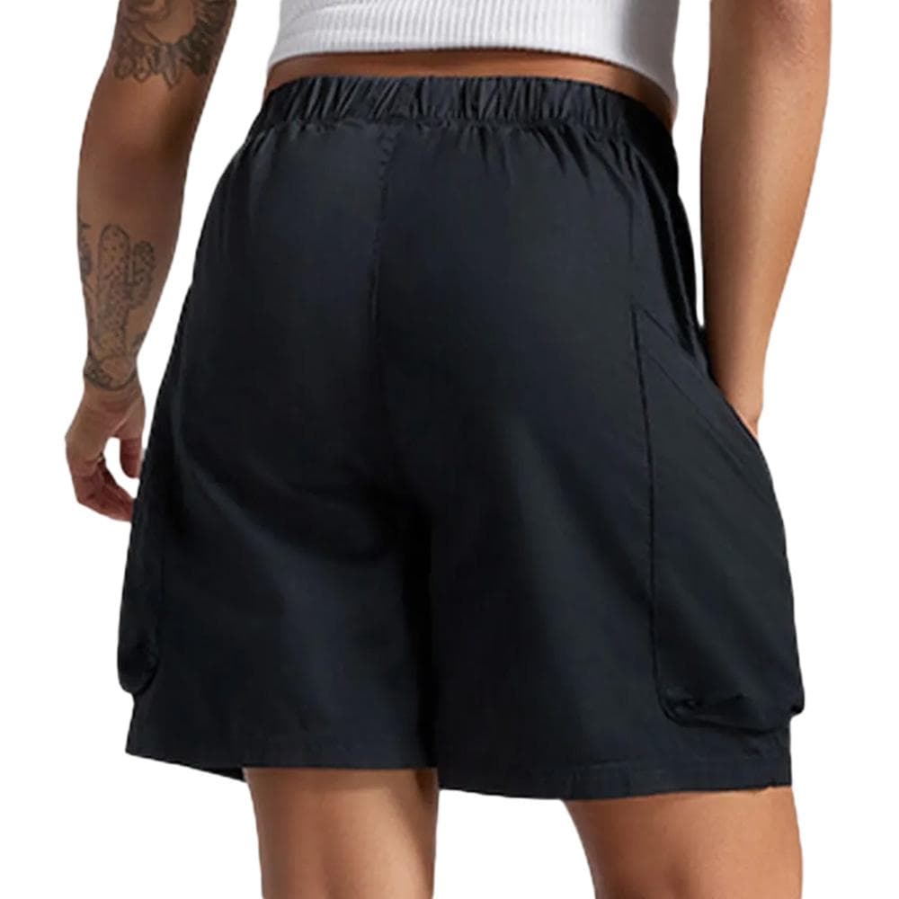 Short Noir Femme Converse Woven 2
