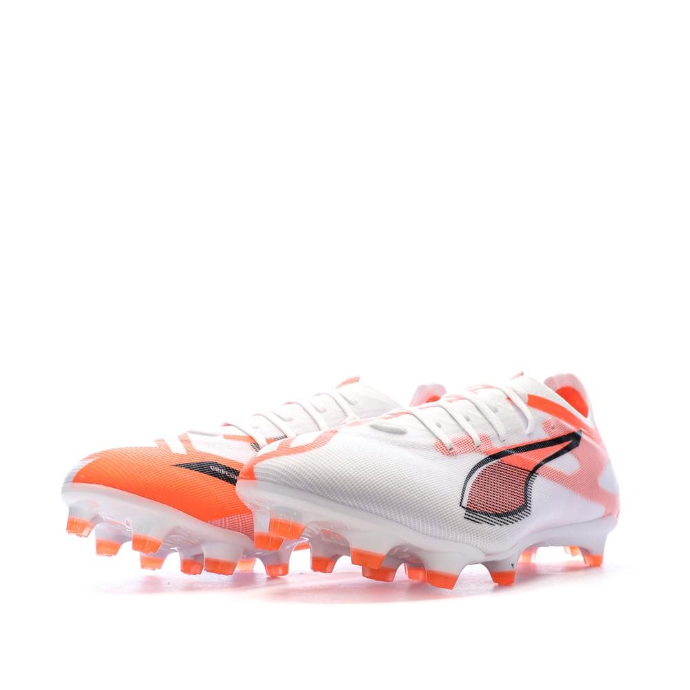 Chaussures de football Blanches/Oranges Homme Puma Ultra 5 Match 6