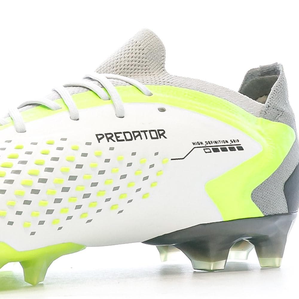 Chaussures de foot Blanc/Vert football Homme Adidas Predator Accuracy.1 L AG 7
