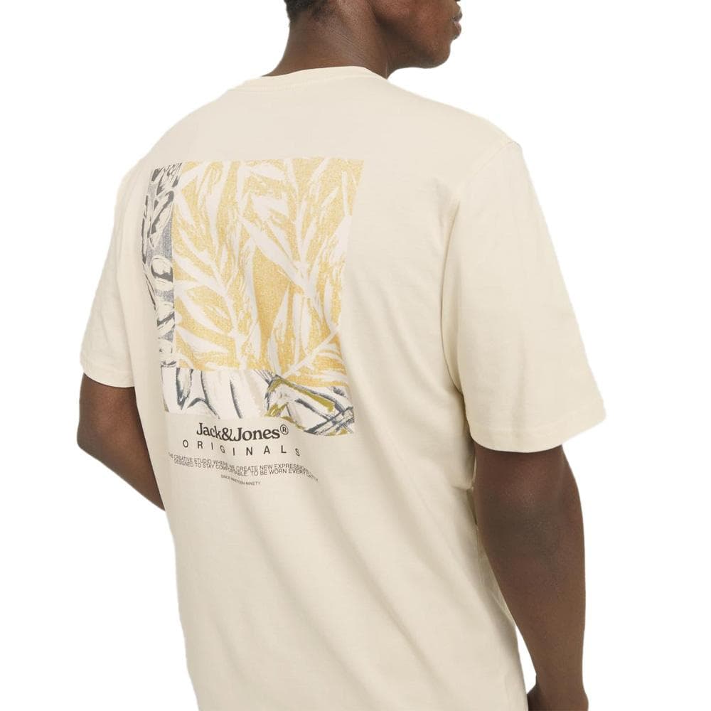 T-Shirt Beige Homme Jack & Jones Split 2