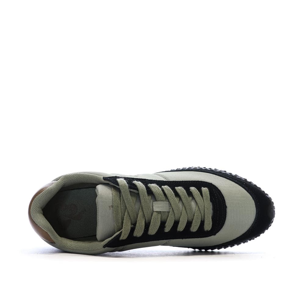 Baskets Vertes/Noires Homme Le Coq Sportif Veloce 4