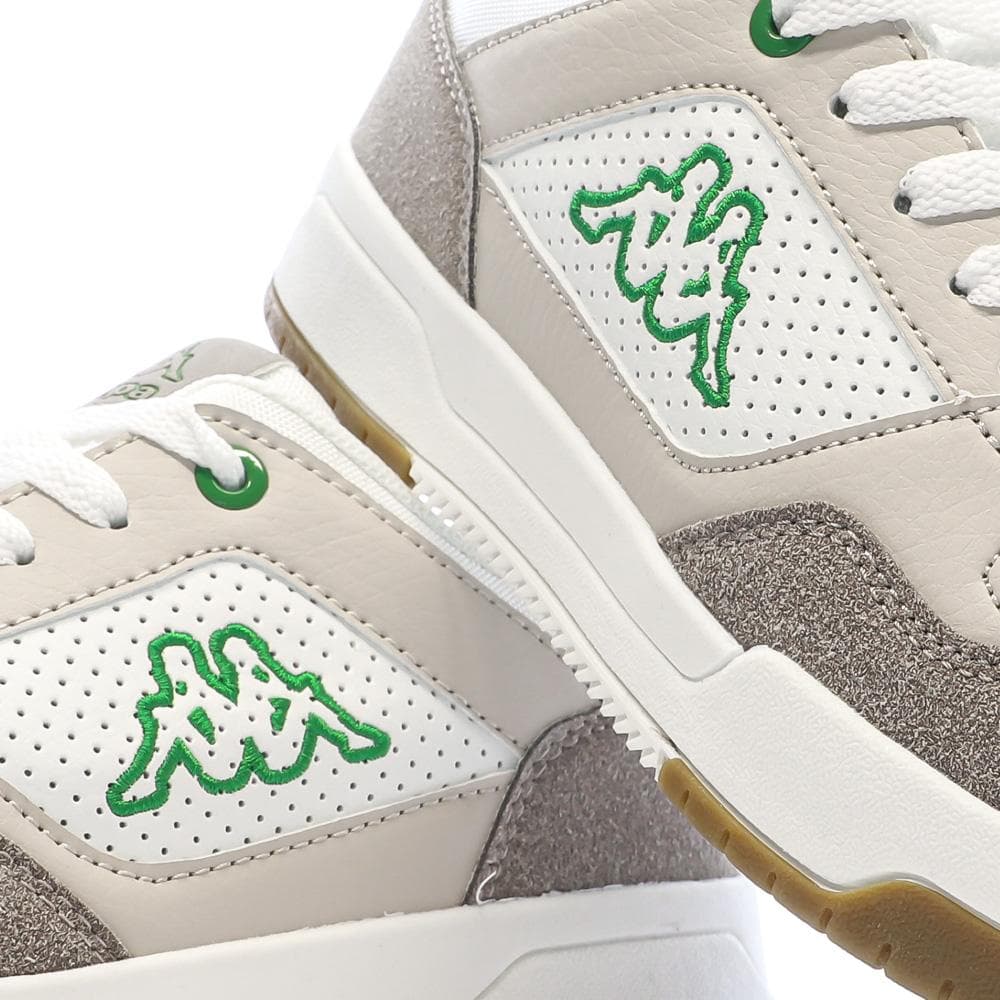 Baskets Blanc/Vert Garçon Kappa Logo Manis 7