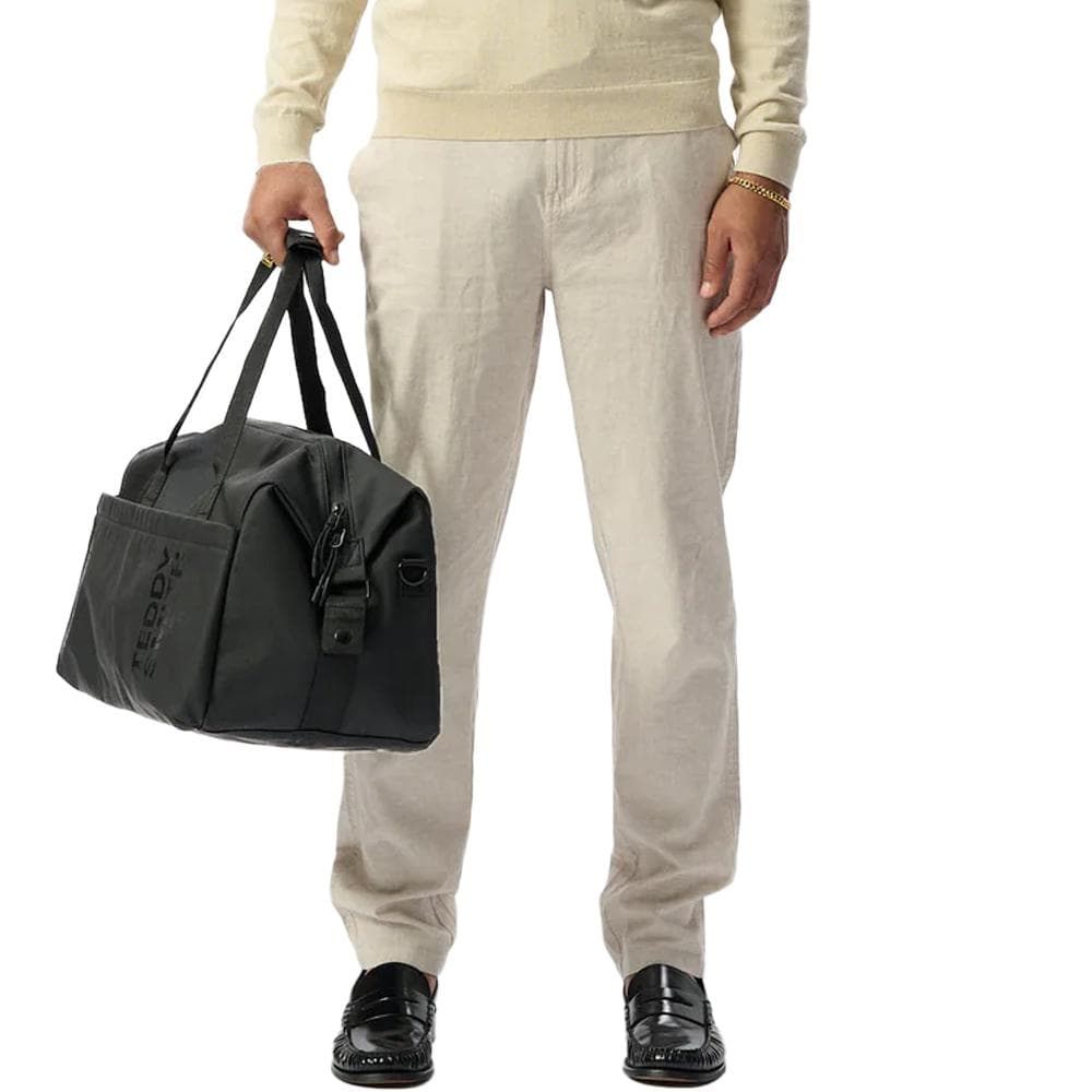 Pantalon Fluide Beige Homme Teddy Smith Linen 3