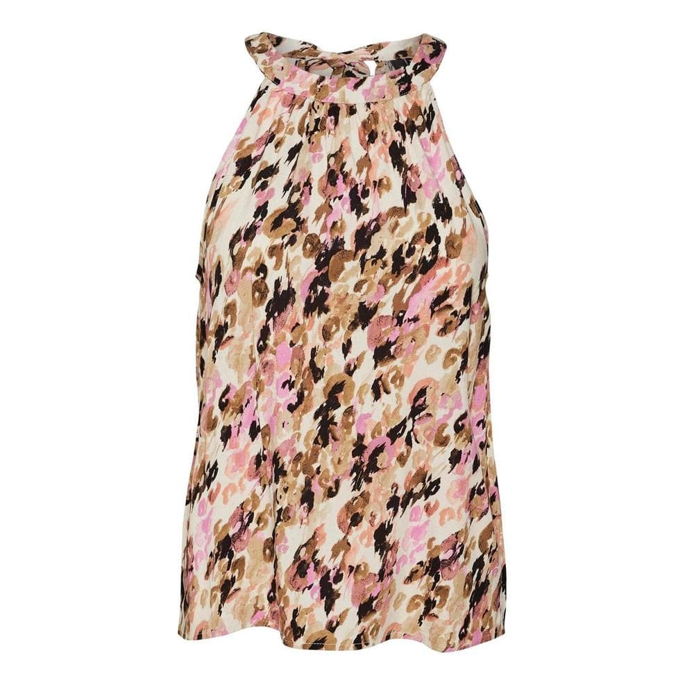 Top Beige Femme Vero Moda Halterneck 1