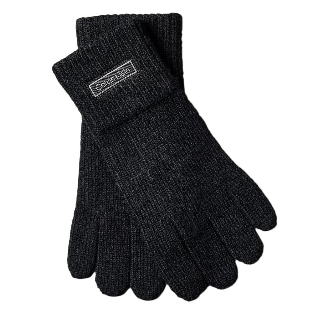 Gants Noir Homme Calvin Klein Jeans Patch Knitted 1