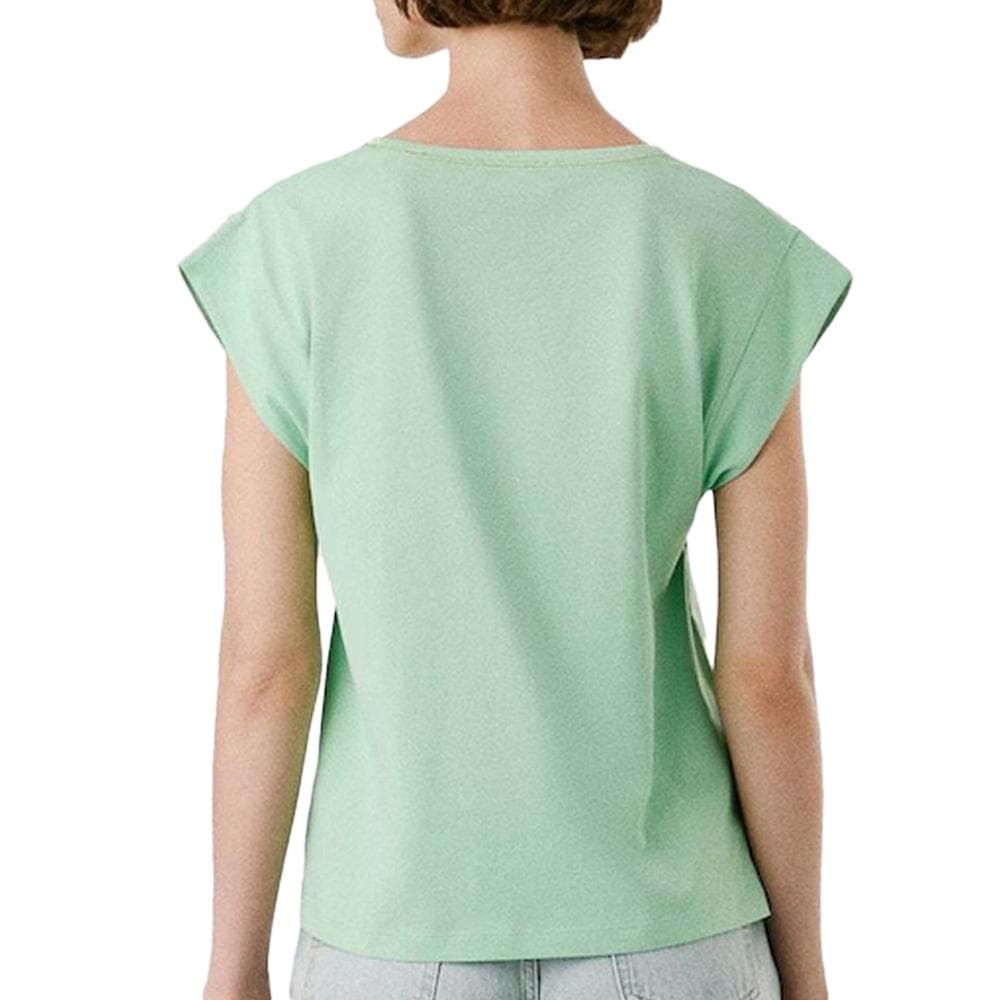 T-shirt Vert Femme Pepe Jeans Anabelle 2