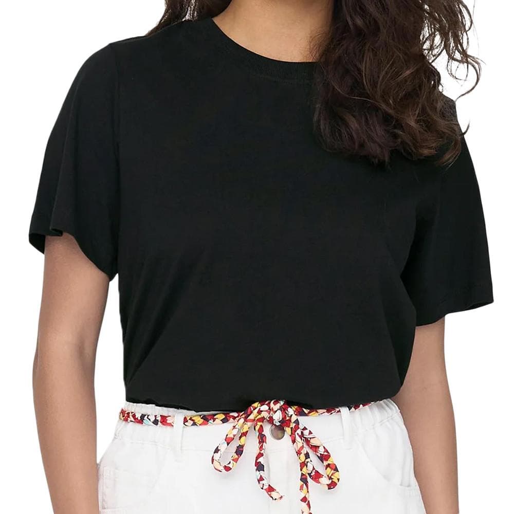 T-shirt Noir Femme JDY Pisa 1