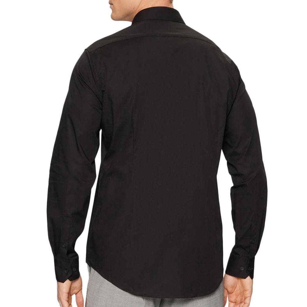 Chemise Noir Homme Calvin Klein Jeans Poplin Stretch Regul 2