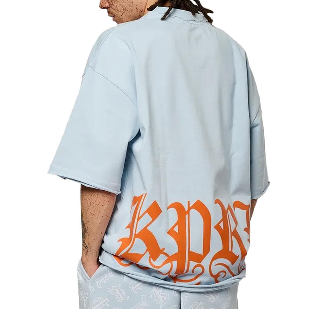 T-Shirt Bleu/Orange Mixte Kaporal VORB 2