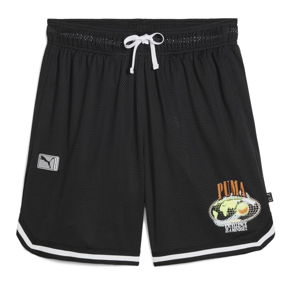 Short de Basketball Noir Homme Puma Hoop 1