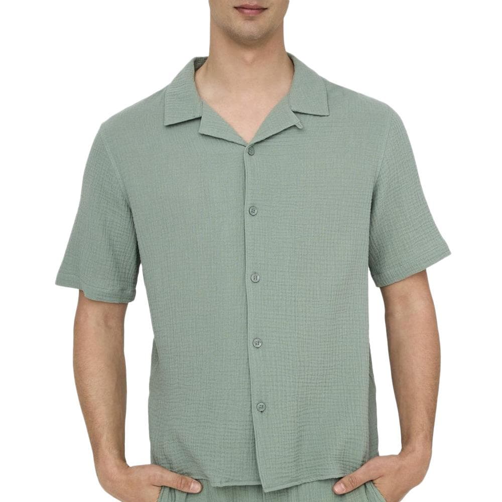 Chemise Verte Homme Only & Sons Kyle 1